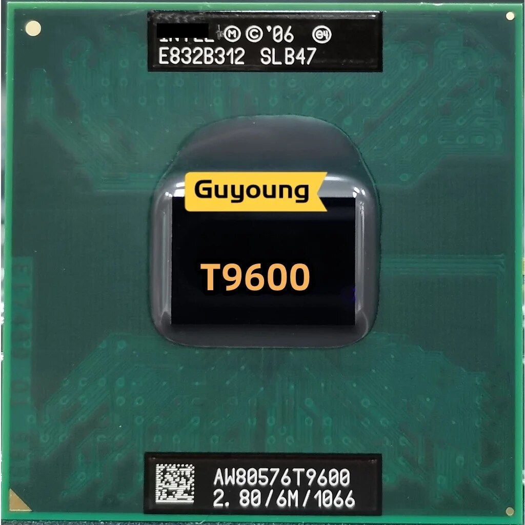  ھ   CPU μ, ھ 2  T9600 SLG9F SLB47, 2.8 GHz, 6M, 35W  P